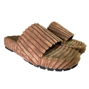 Luxury Sandals and Slippers for Men. Brown Open Shoes for men.