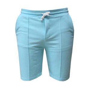 Blue Casual Shorts for Men - Short pants. Luxury Wear