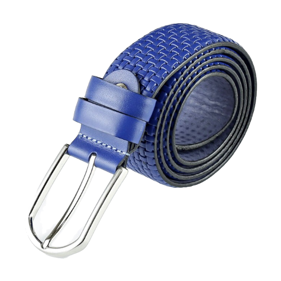 Blue Synthentic Belt for Men