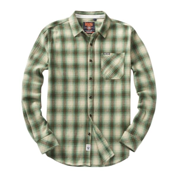 Green Flannel Shirt for men