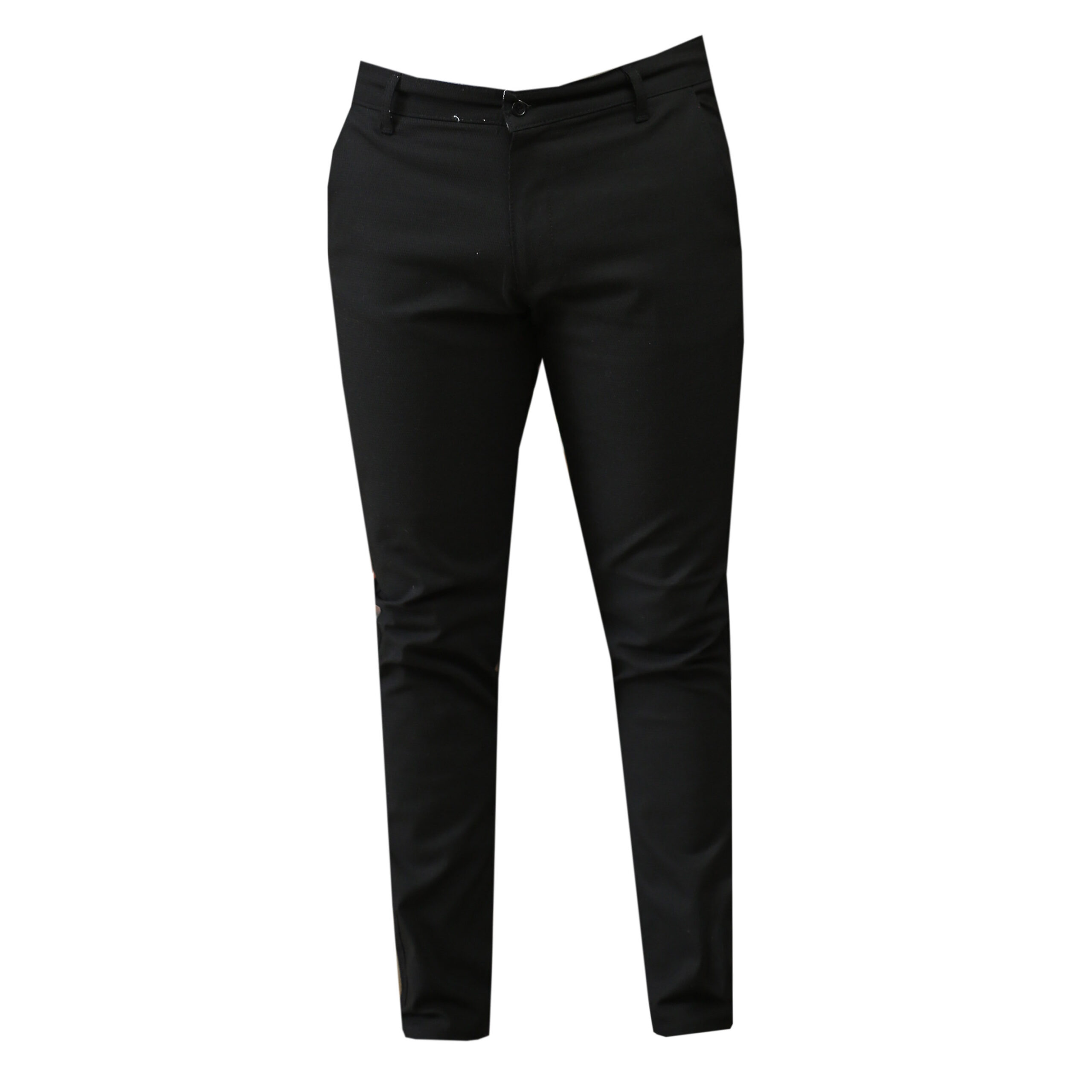 Black Chino Casual Pants for Men