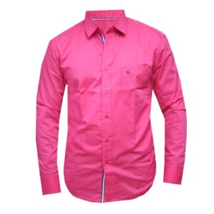 Long Sleeved Pink Shirt for Men, Casual & Formal Shirt