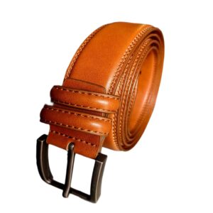 Men's Brown Leather Belt - Casual Belts for Men