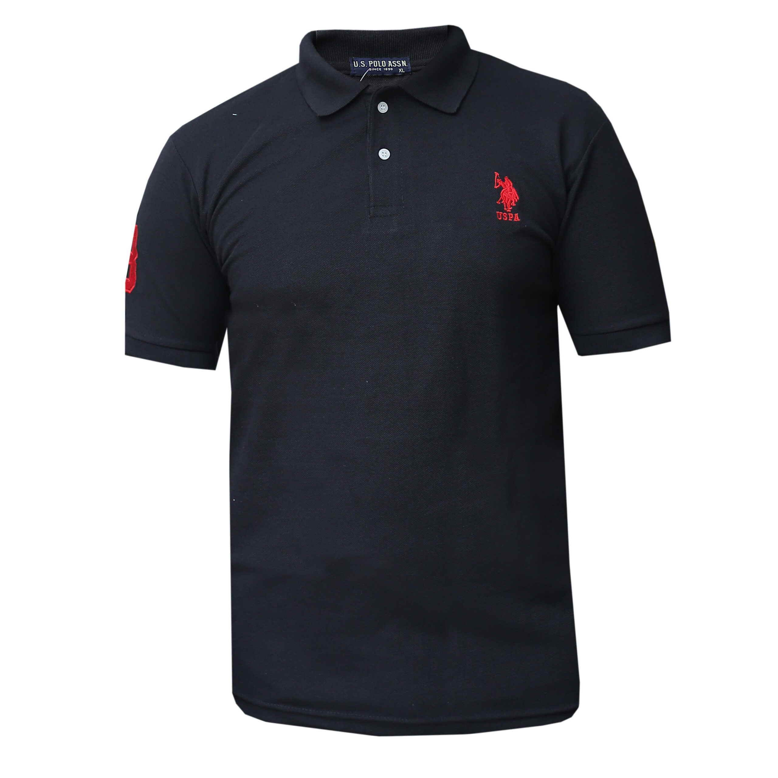 Men's Polo T-Shirts - Smart Casual T-Shirt with Collar