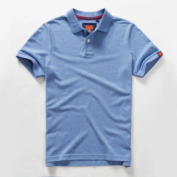 Sky Blue Basic Power Polo for Men