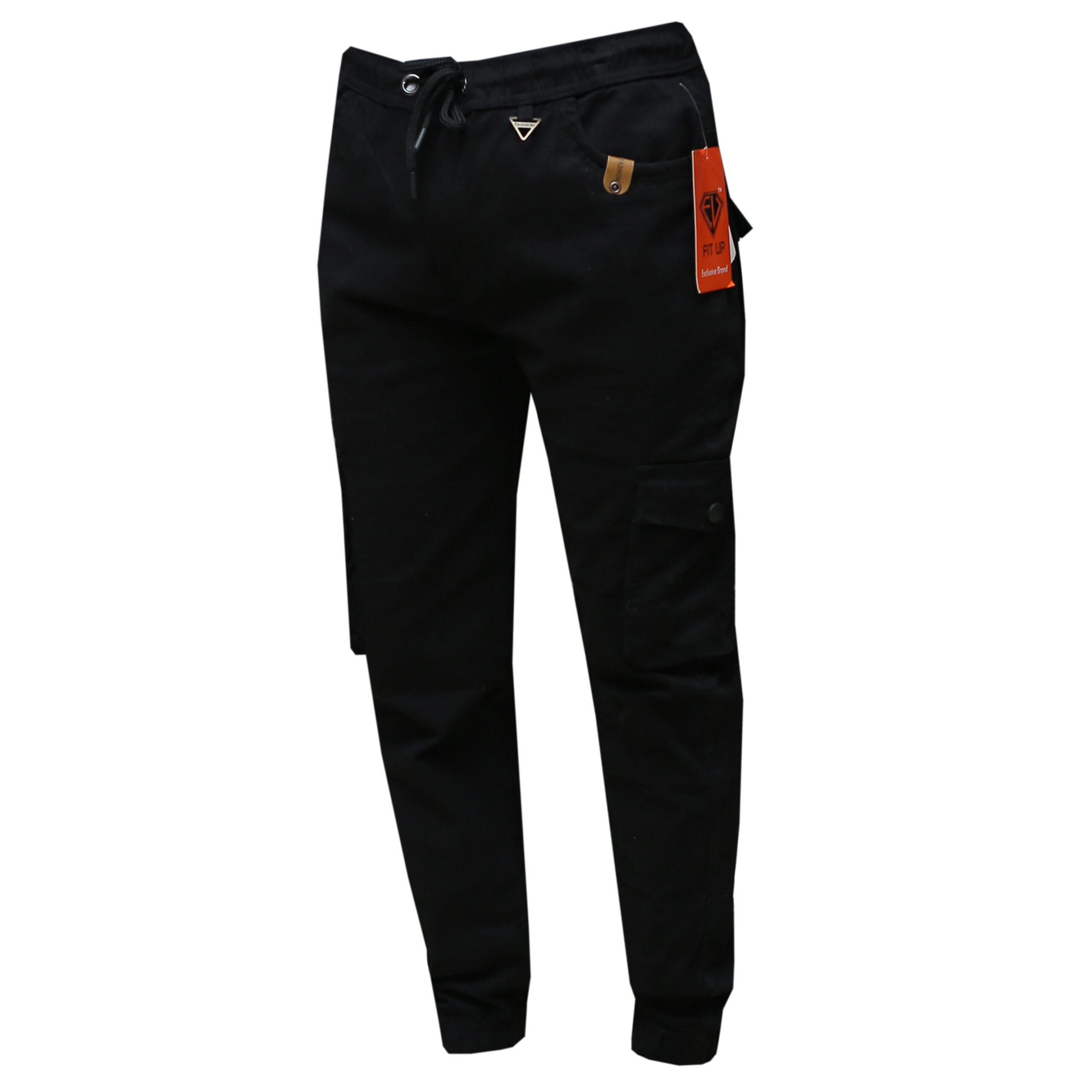Black Cargo Pants for Men - Casual Wear