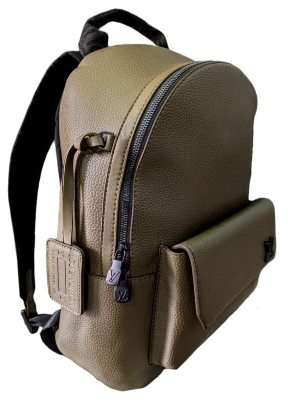 Green Leather Backpack - Leather Bags in Kampala