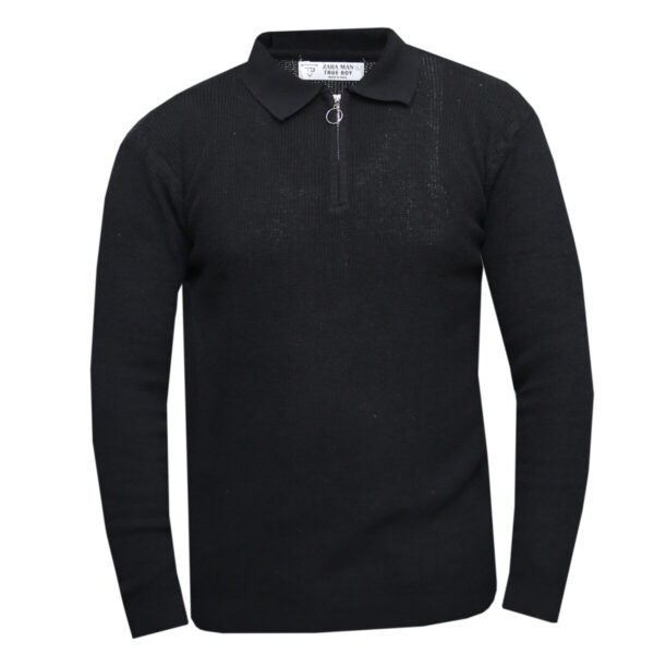 Plain Black Long Sleeved T-Shirt