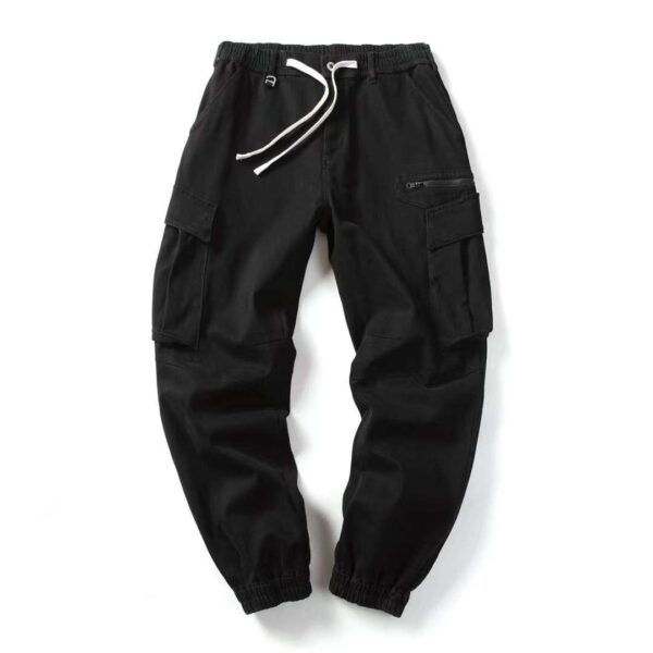 Black Cargo Pants - Tour Pants for Men - Casual Wear