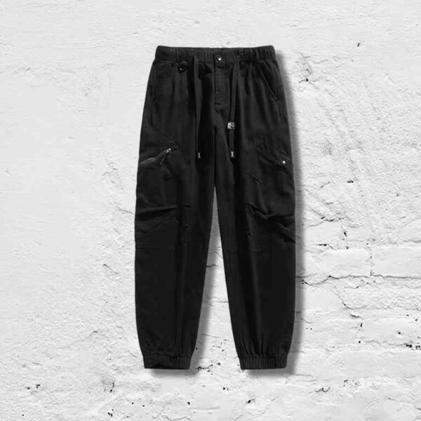 Black Cargo Pants for Men - Men's Tour Pants Trousers