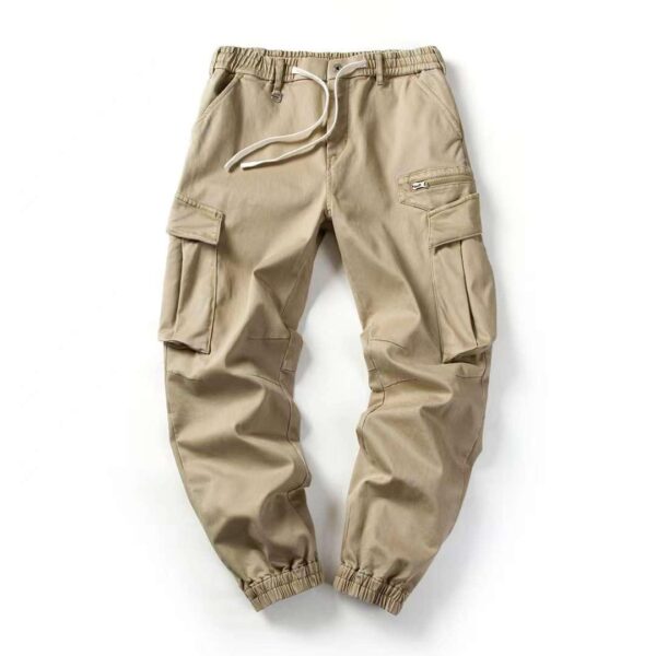 Brown Cargo Pants with Lace - Tour Pants for Men (Thick)