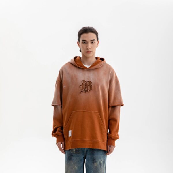 Orange Designer Hoodies for Men - Hoodies and Sweaters