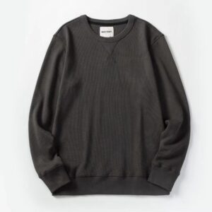Charcoal Grey Basic Power Sweatshirts for Men