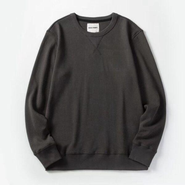 Charcoal Grey Basic Power Sweatshirts for Men