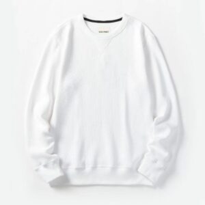 White Basic Power Sweatshirts for Men