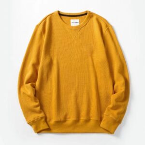 Yellow Basic Power Sweatshirts – Casual Wear