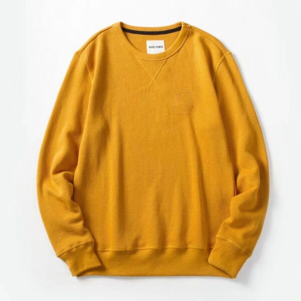 Yellow Basic Power Sweatshirts – Casual Wear