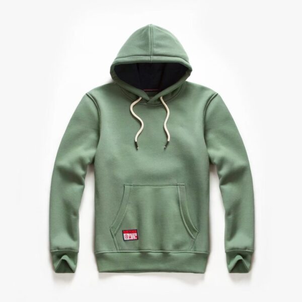 Green Hoodie with No Zippers