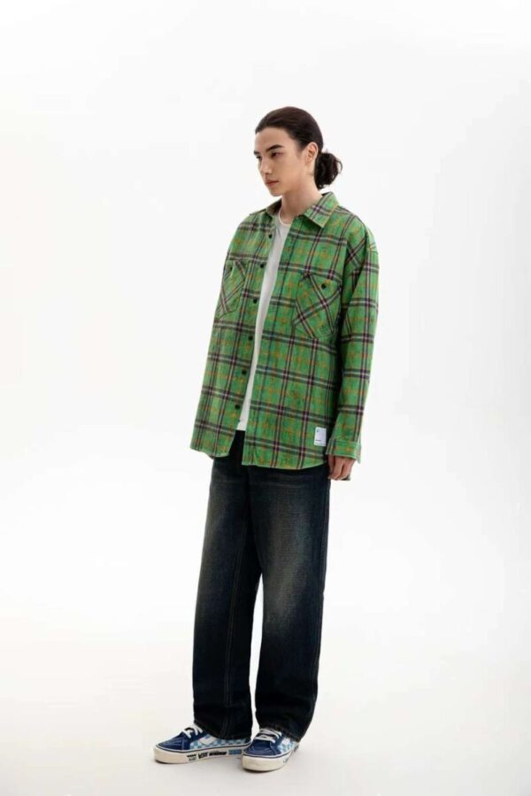 Green Flannel Shirt - Image 5