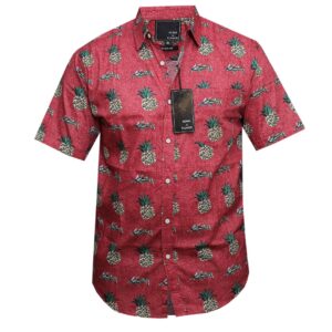 Denin & Flower Short Sleeved Beach Shirt