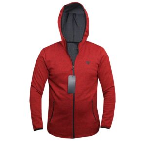 Red Jacket with Hoodie - Men's Jackets - Sports Jackets