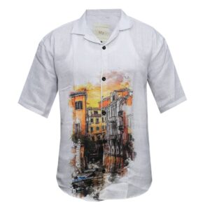 Lounge Wear Shirt for Men – Short Sleeved Casual Shirt