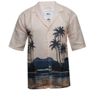 M7 Palm Lounge Wear Shirt for Men
