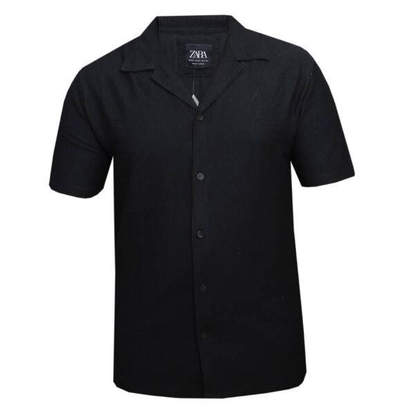 Short Sleeved Shirts for Men -Black
