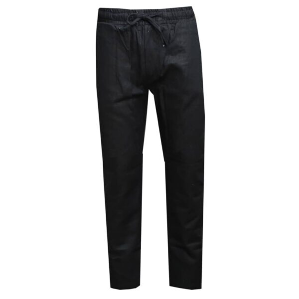 Black Linen Pant - Men's Linens - Casual Wear