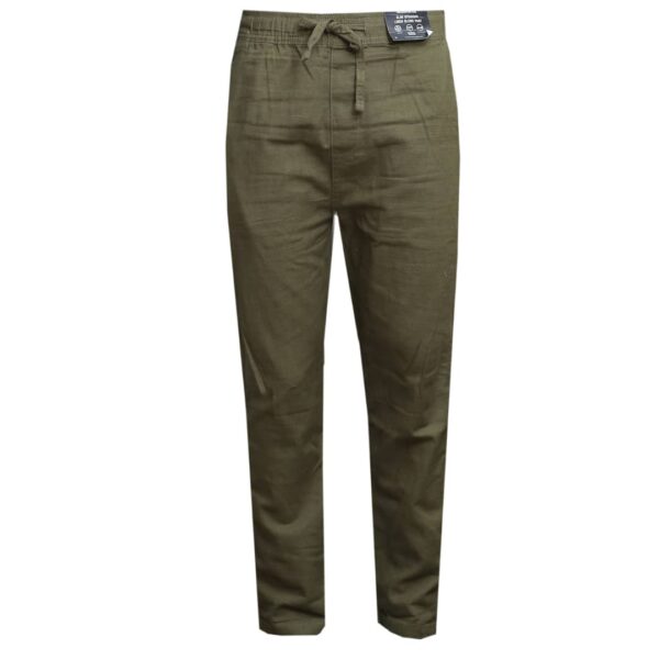 Green Linen Pant for Men - Men's Casual Wear