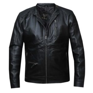 Home 55 Black Leather Jackets for Men