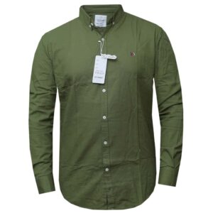 Home 47 Green Shirt Casual Shirt for Men - Stylist smart casual shirt , good on jeans, chinos and khakis.