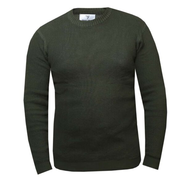 Plain Green Sweater for Men - Men's Fashion Wear