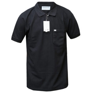 Black Otaya Polo T-Shirt with Pocket - L,XL,XXL