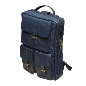 Home 29 Blue Leather Backpack - Original Leather Products
