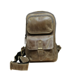 Brown Leather Fanny Pack