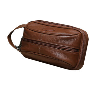 Home 49 Brown Toiletry Bag - Keep Personal Hygiene Items Organized Together for Convenience while You Travel
