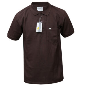 Coffee Brown Otaya Polo T-Shirt with Pocket - L,XL,XXL