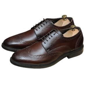 Coffee Brown Derby Shoes - Men's Shoes for a crispy smart look
