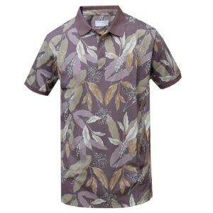 Home 83 Coloured Abstract Lavender Polo T-Shirt - Men's Casual Wear Polo T-Shirts