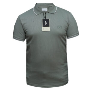 Green John Berg Polo T-Shirt - Men's Casual Wear T-Shirts - Fashion Clinik