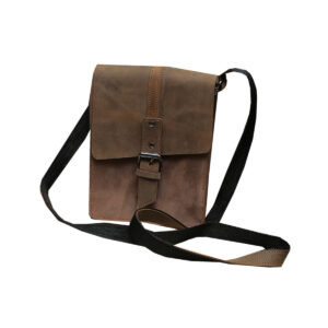 Leather Man Purse with Buckle