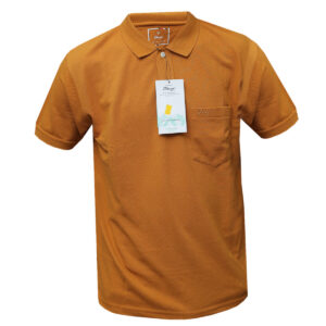 Mustard Yellow Otaya Polo T-Shirt with Pocket - L,XL,XXL