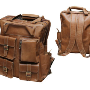 Superior Brown Leather Backpack
