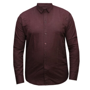 Burnt Brown Linen Shirt - Men's Casual Shirts high quality material clothing