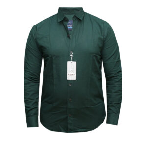Dark Green Linen Shirt