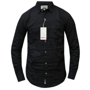 Gusto Black Long Sleeved Shirt - Men's Premium Clothing in Kampala