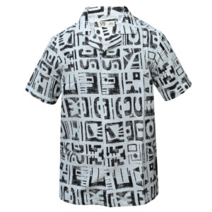 Hierographic Black & White Short Sleeved Shirt