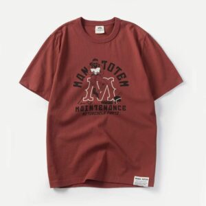 Red Mana Totem Cotton T-Shirt - Men's Fashion in Kampala
