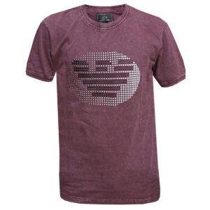 Maroon Faded T-Shirt - Casual Wear T-Shirts for Men. Faded T-Shirts for Men